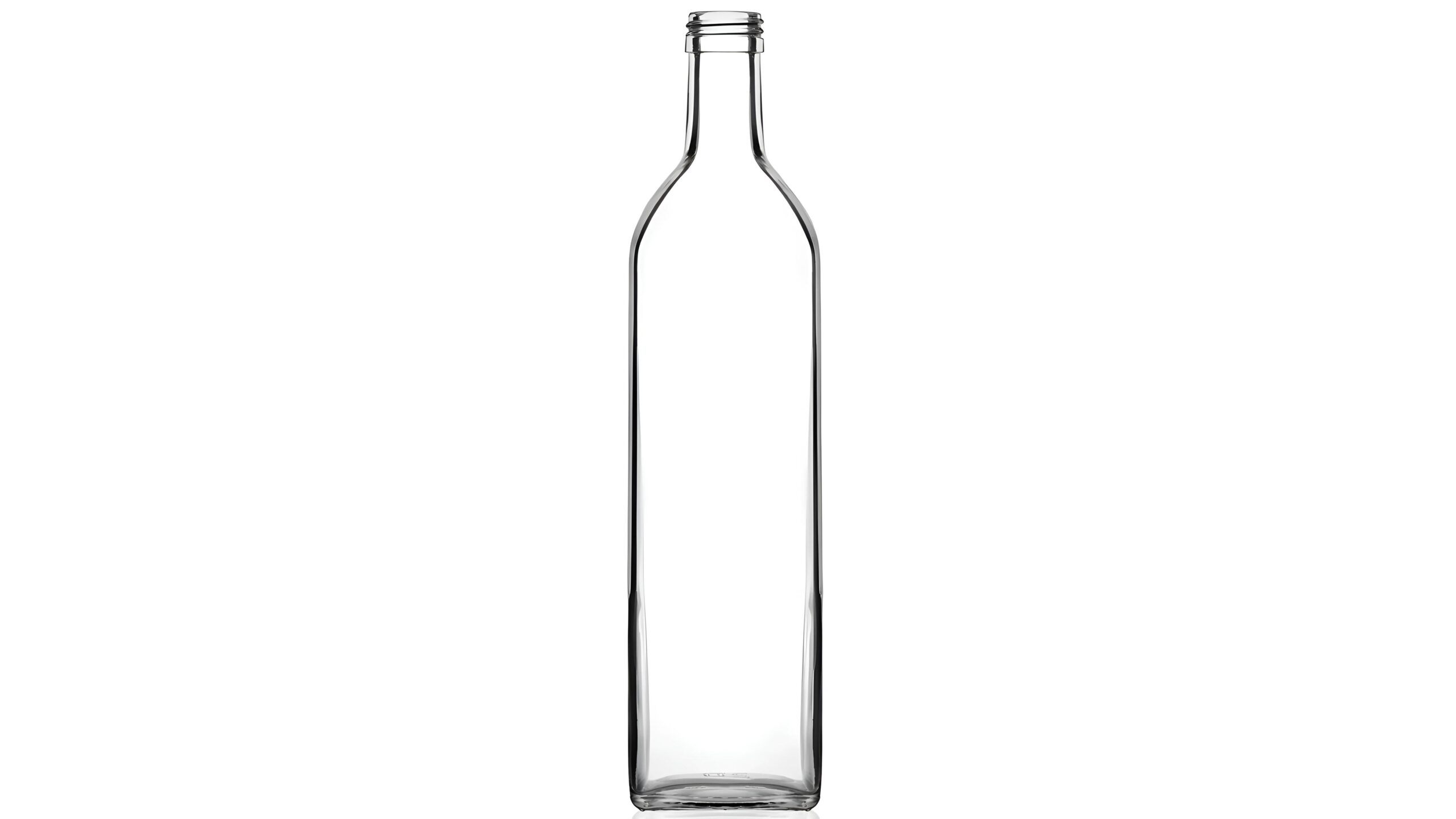 kouvelas marasca flint glass water bottle 1000 ml screw type closure