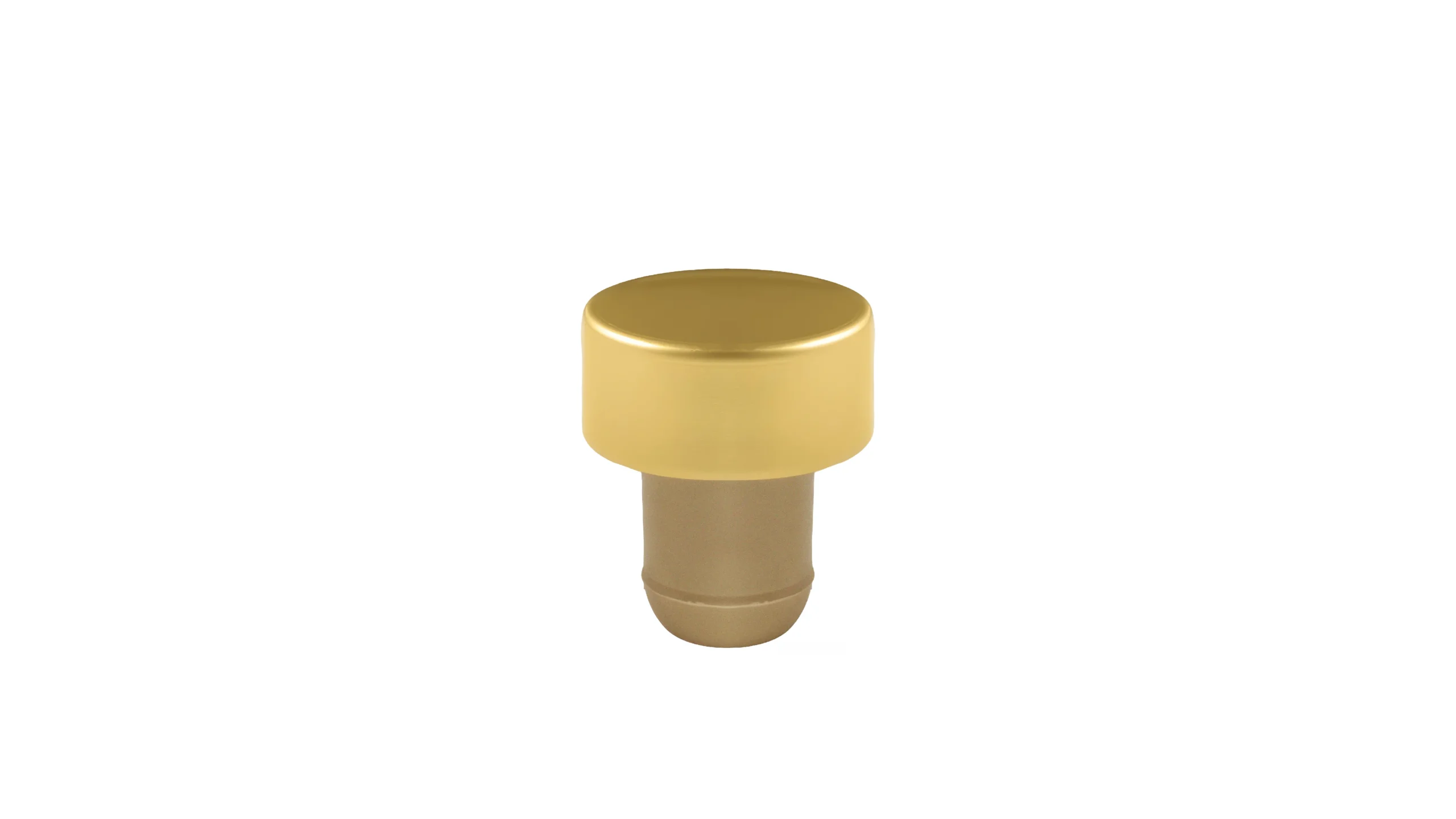 kouvelas alu-mix t top closure with pourer gold color