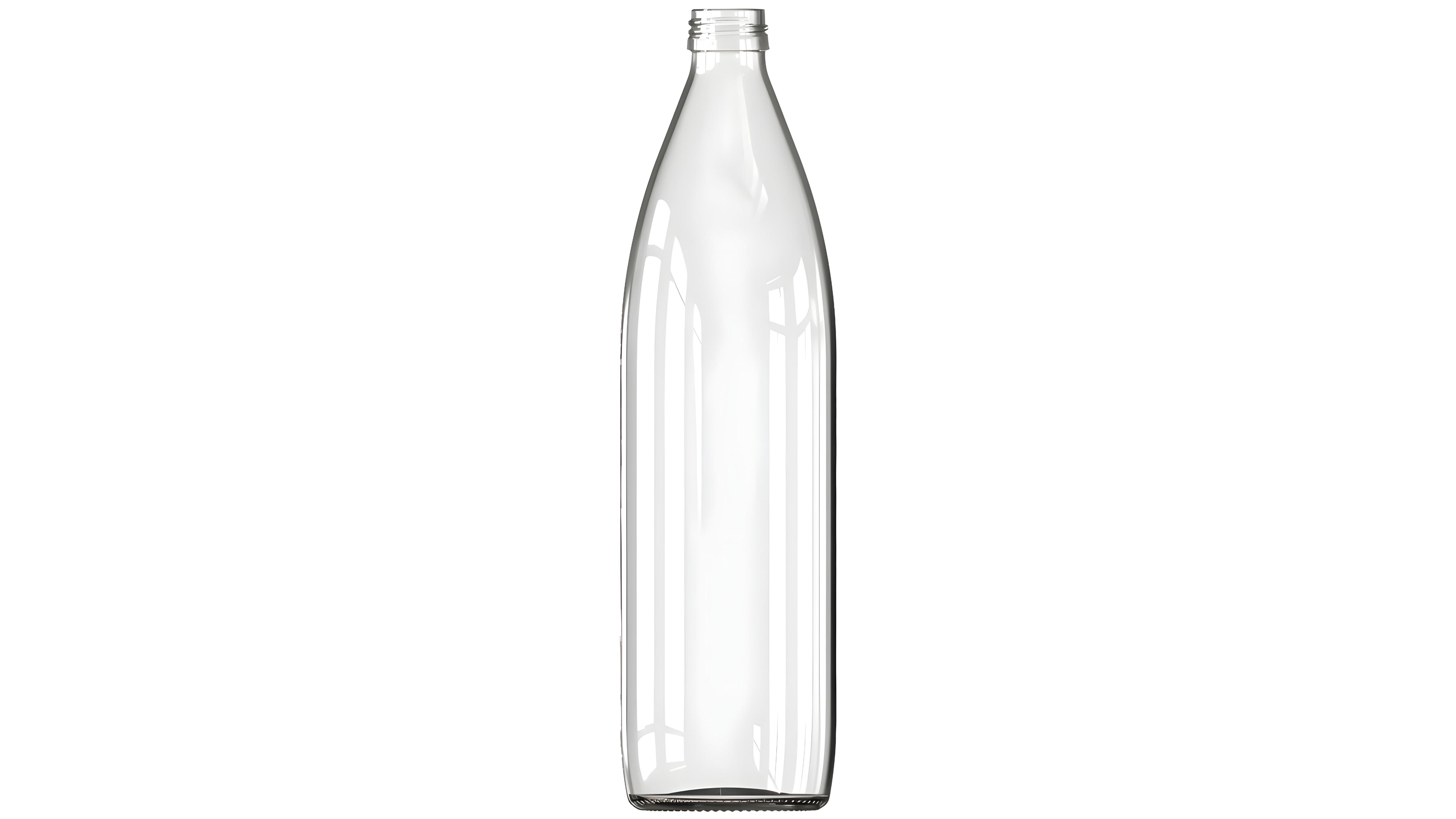 kouvelas ocean flint glass water bottle 1000 ml screw type closure