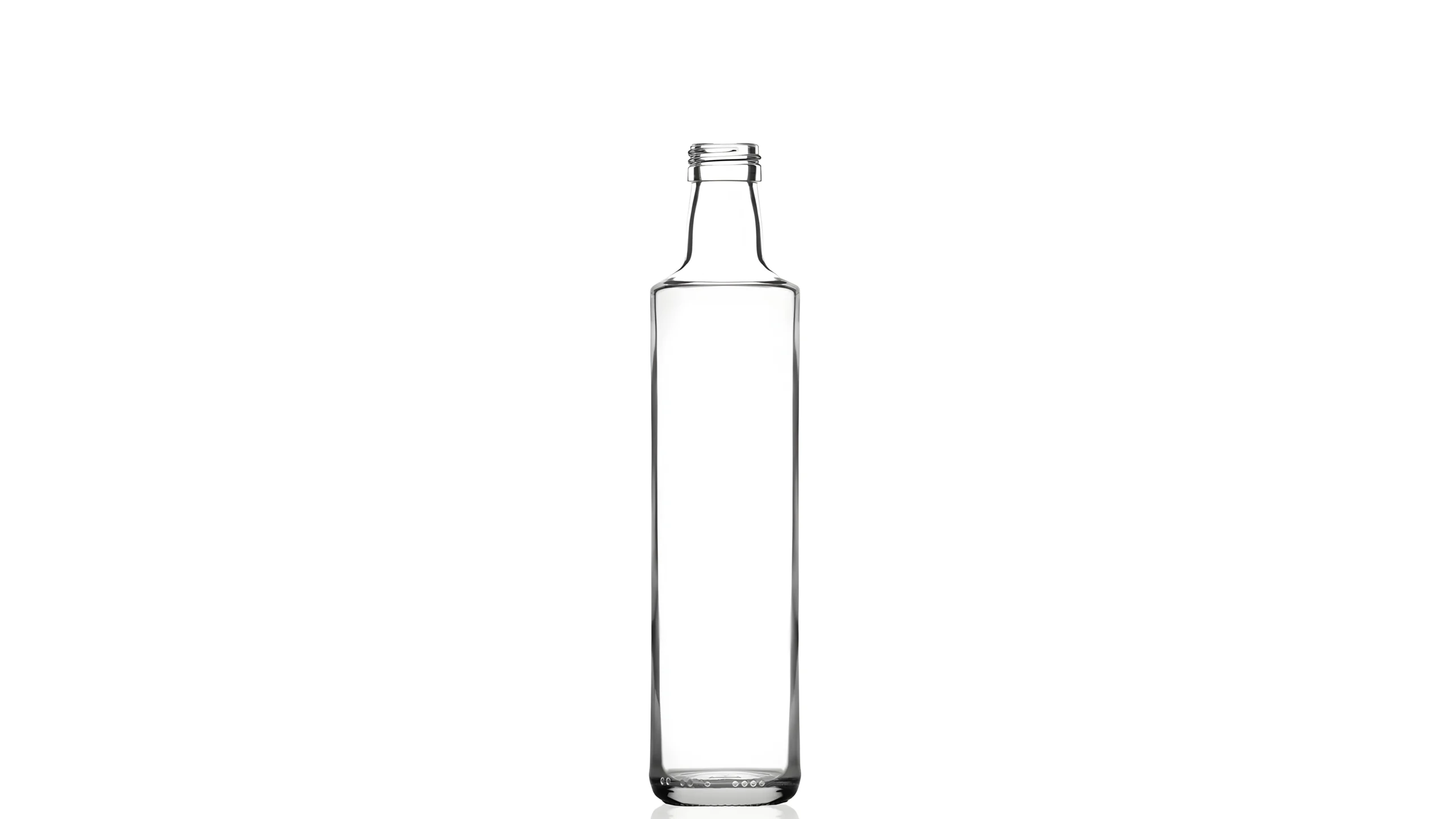 kouvelas dorica flint glass olive oil & spirits bottle 500 ml screw type closure