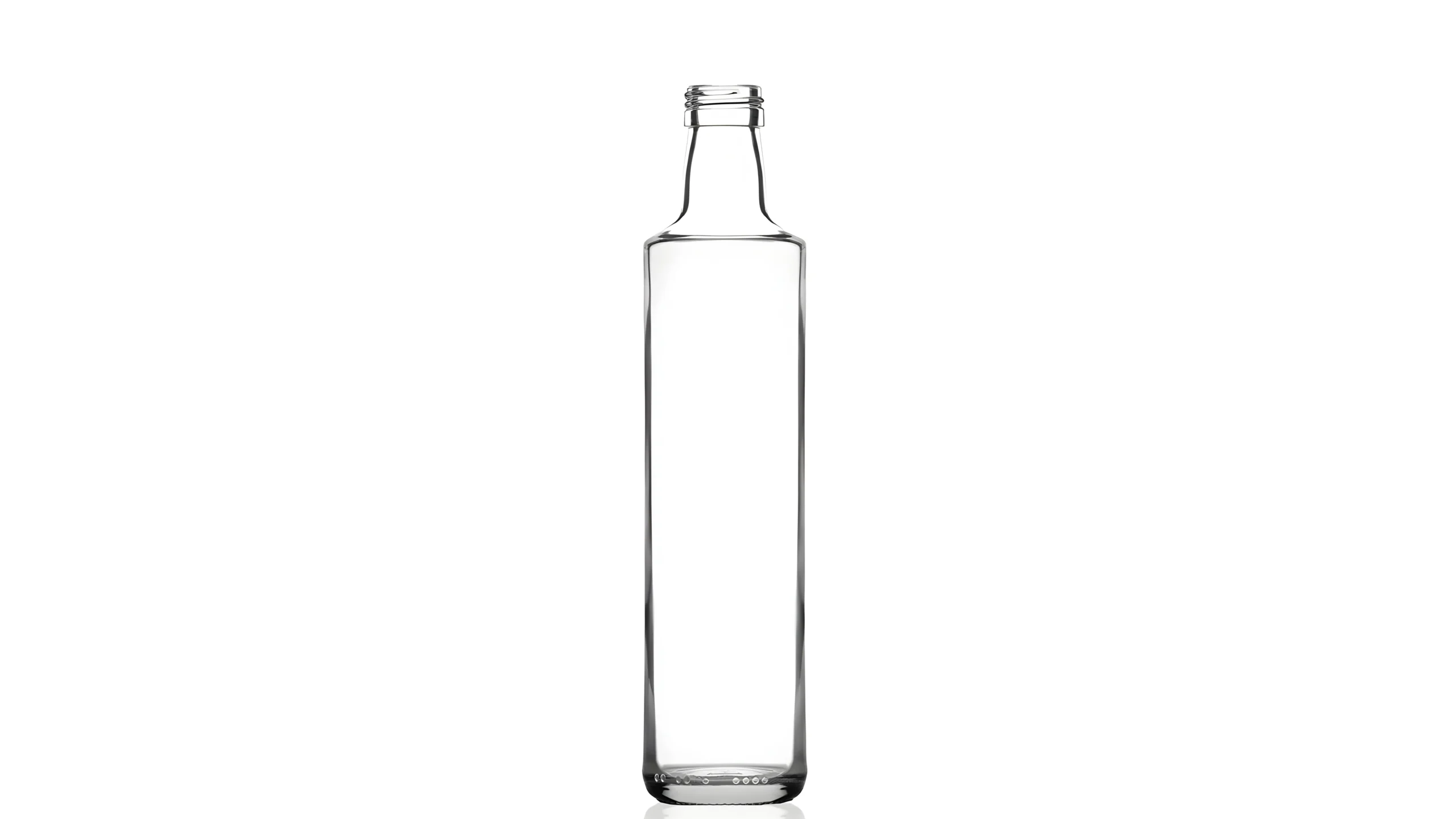 kouvelas dorica flint glass olive oil & spirits bottle 750 ml screw type closure