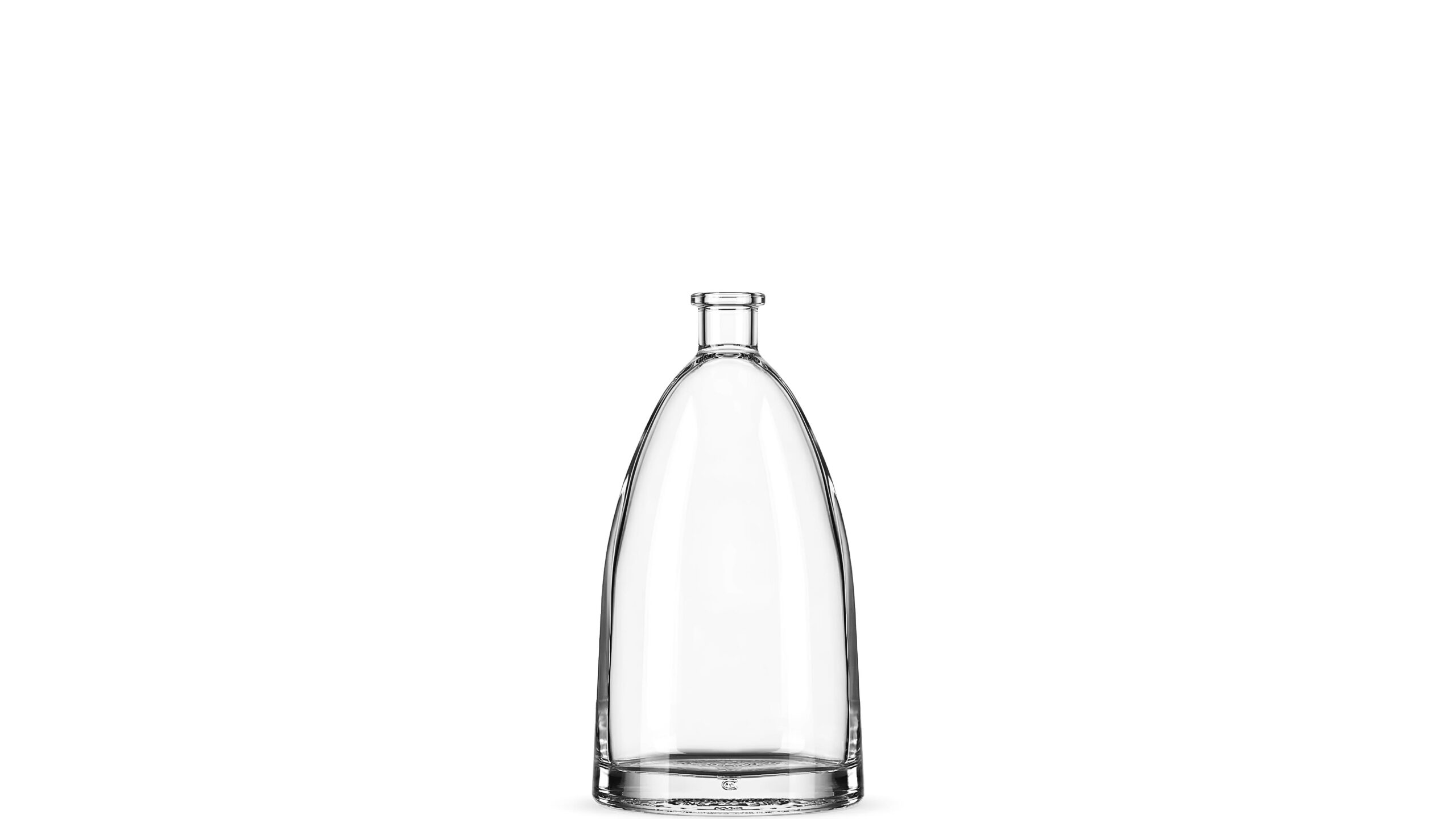 kouvelas linea flint glass olive oil spirits bottle 200 ml bar top closure