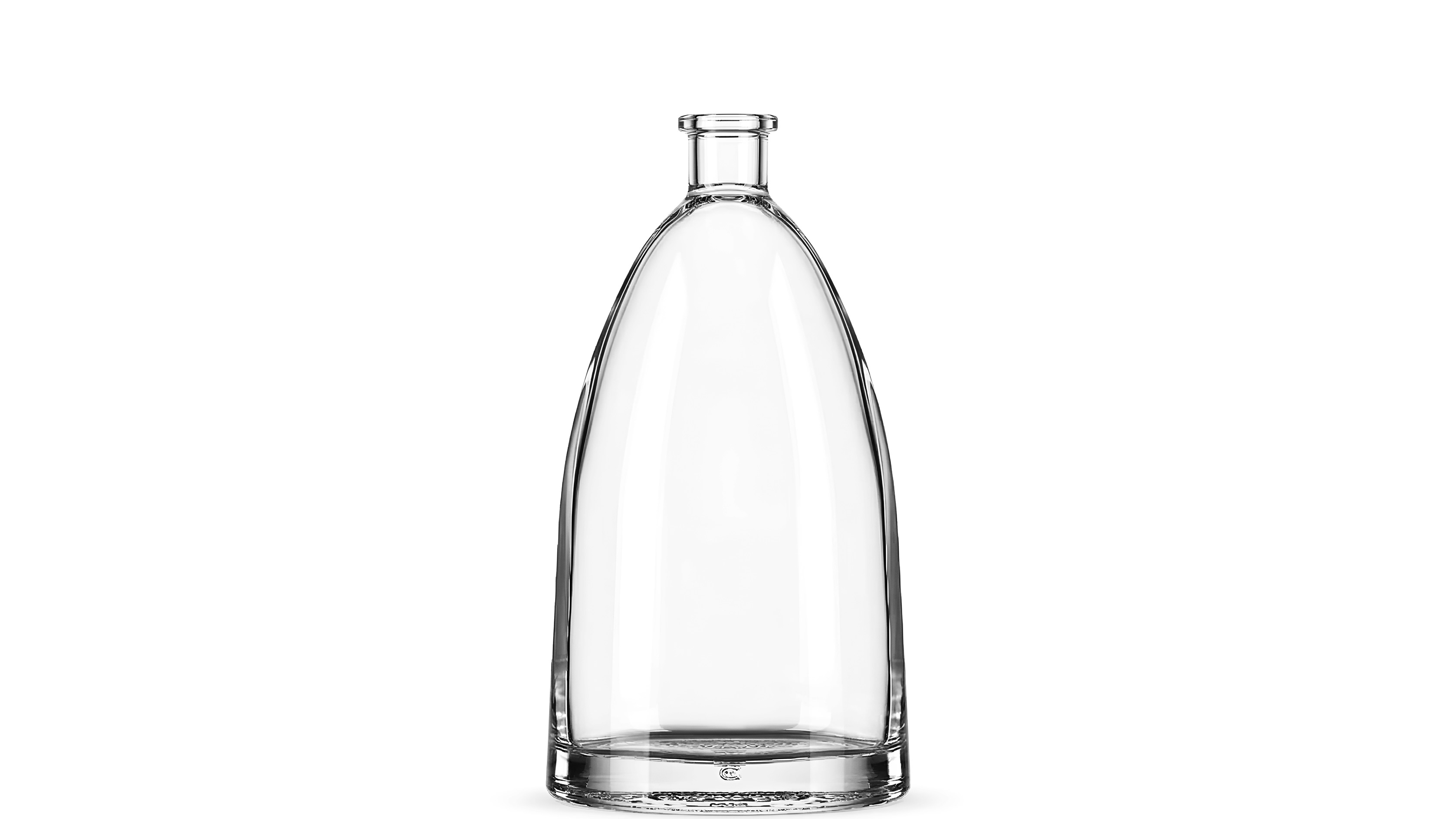 kouvelas linea flint glass olive oil spirits bottle 500 ml bar top closure