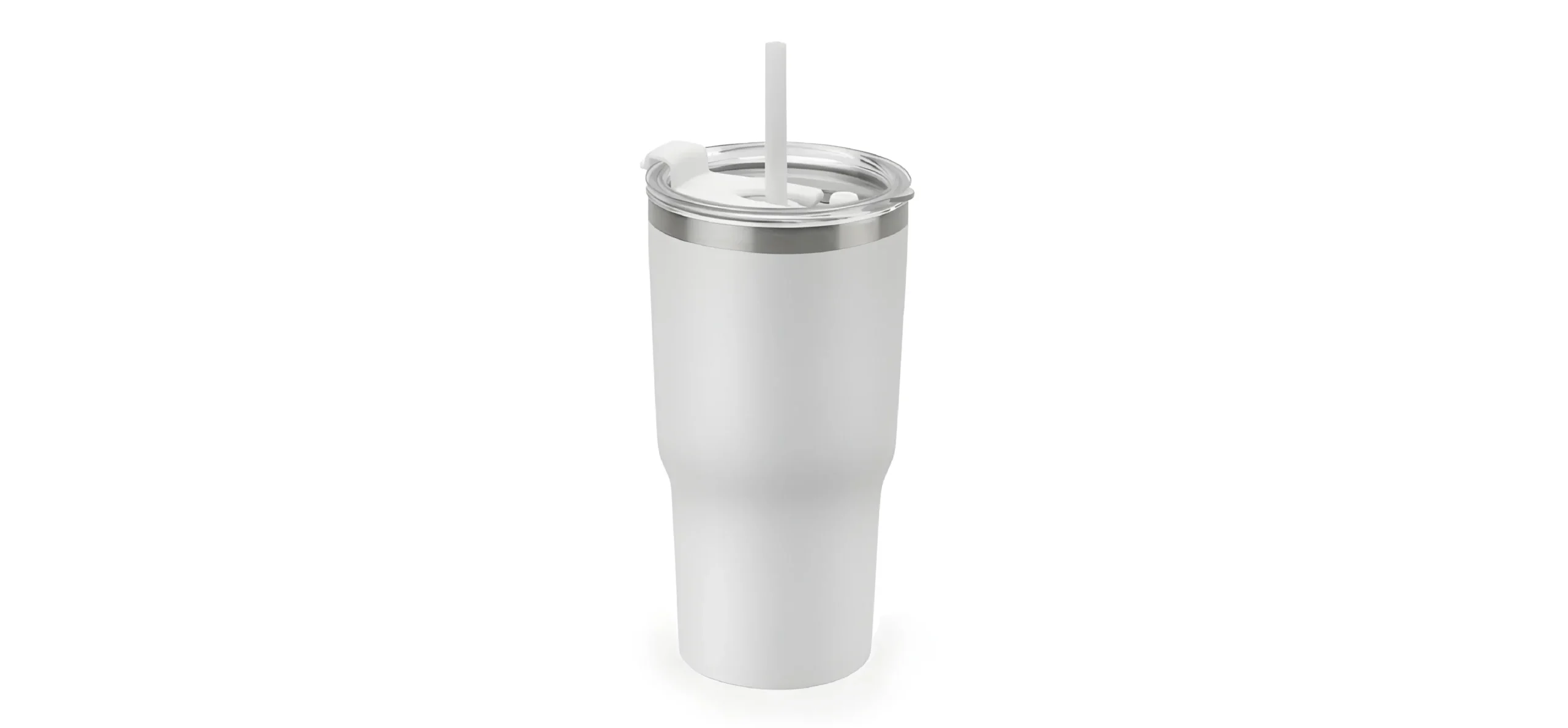 kouvelas joy stainless steel thermos 600 ml white color 1